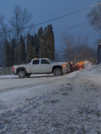 Snow removal service in Brighton, MI