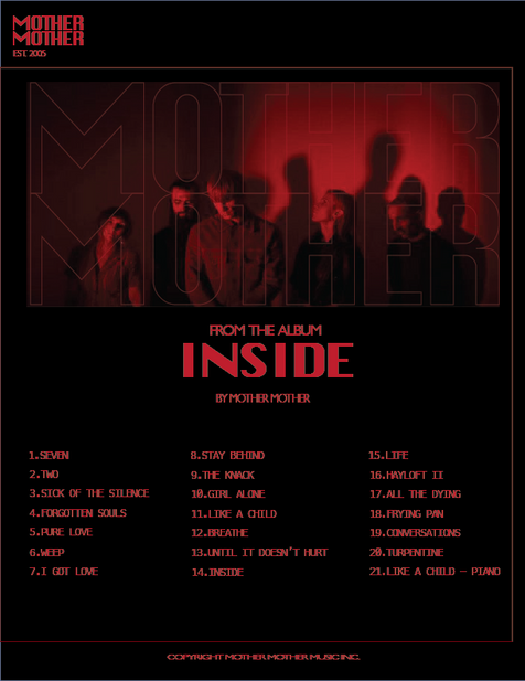 Mother Mother Inside Album Poster