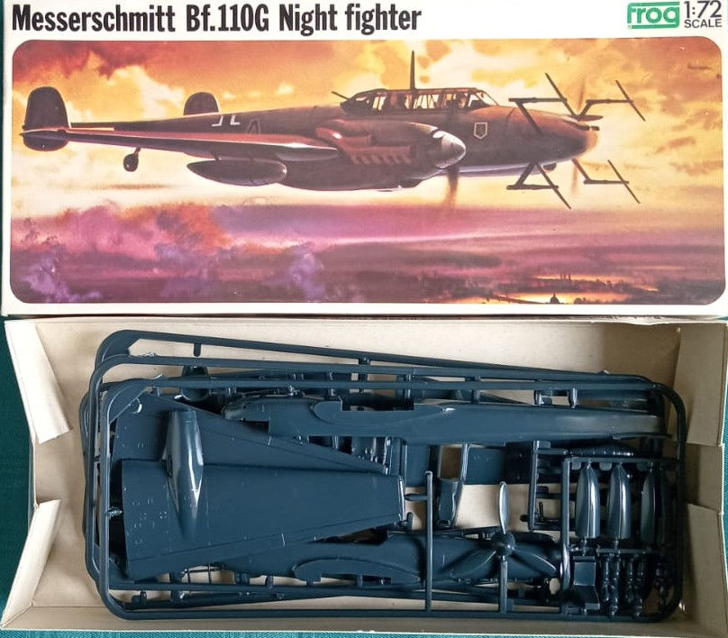 Thumbnail: Frog Model, Messerschmitt BF.110G Night Fighter (No Stand)