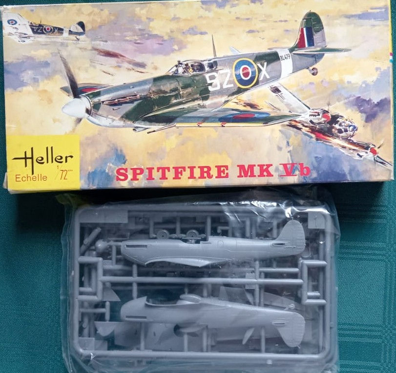 Thumbnail: Heller Models, Spitfire Mk Vb, HEL088, 1/72 Scale,