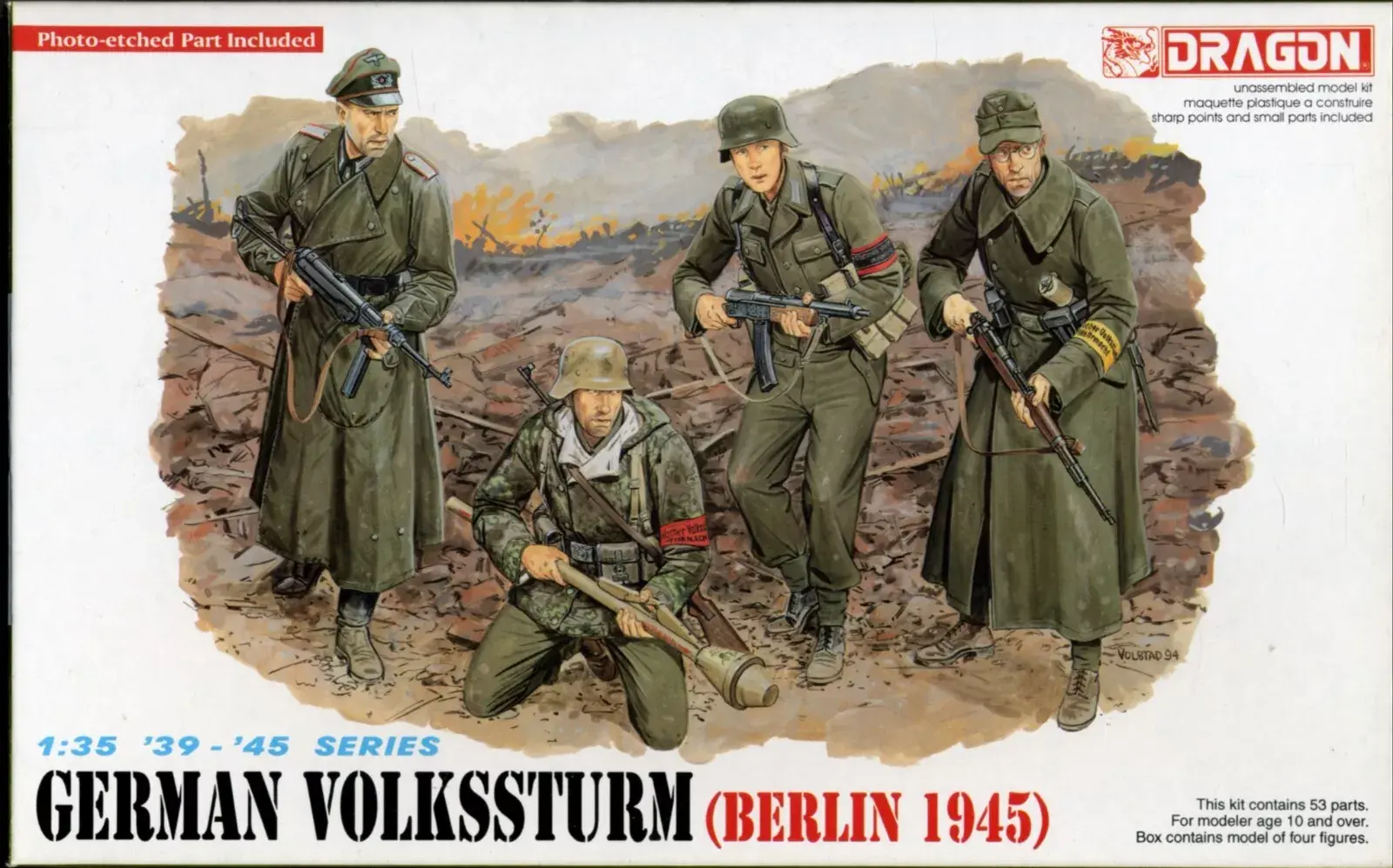 Dragon, German Volkssturm - Berlin 1945 - WW2 German Figures