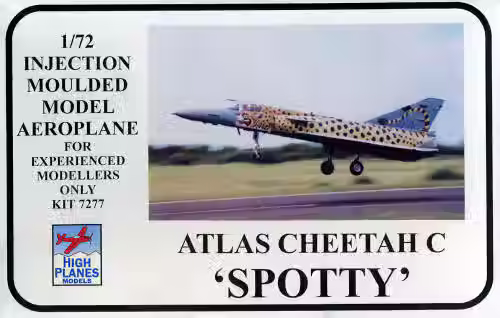 High Planes Models, ATLAS Cheetah C 'SPOTTY', HP7277, 1/72 Scale,
