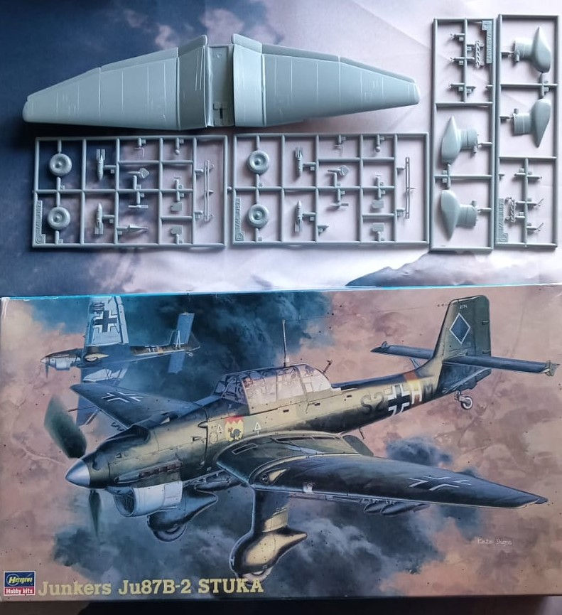 Thumbnail: Hasegawa Models, Junkers Ju 87B-2 Stuka, HAS09113, 1/48 Scale,
