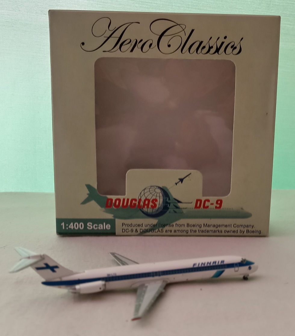 Thumbnail: AeroClassics Models, Finnair Douglas DC-9-51 OH-LYX 1/400 Scale