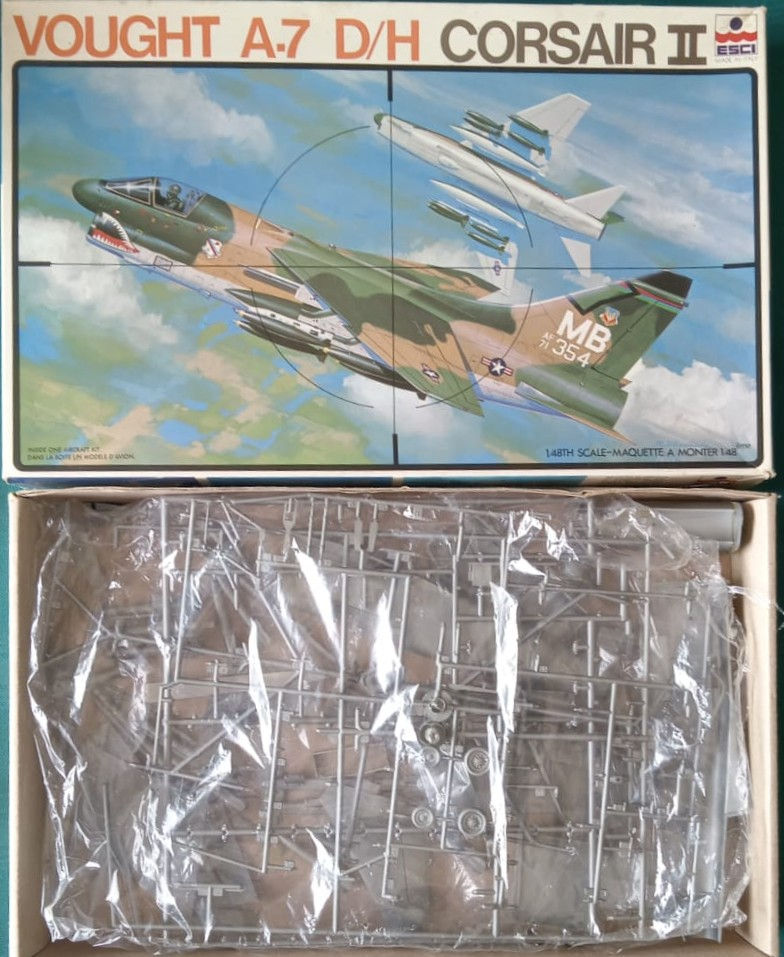 Thumbnail: ESCI Models, Vought A-7D/H Corsair II,ESCI 4009, 1/48 Scale,