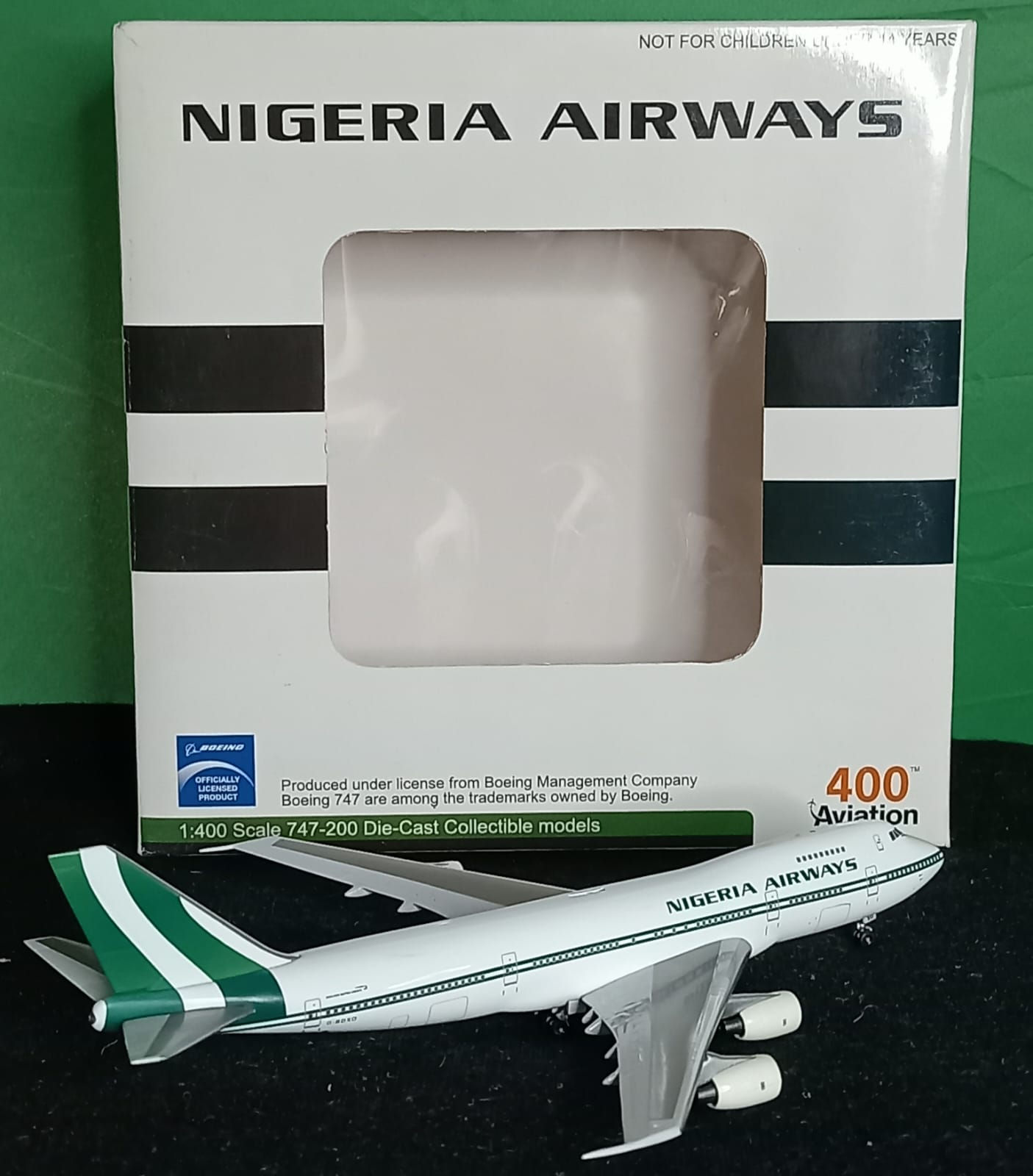 Aviation 400 Models, Nigeria Airways Boeing 747-200 G-BDXO Rare Limited Edition