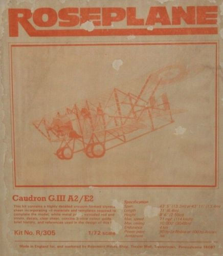 RosePlane, Caudron G.III A2/E2