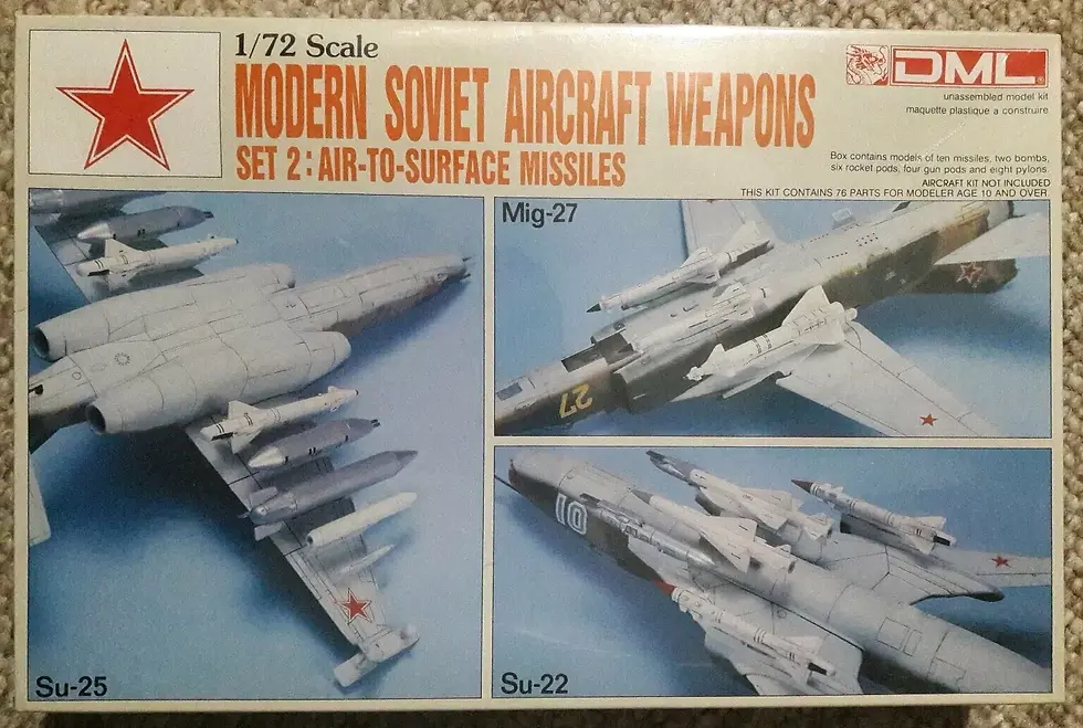 Thumbnail: Dragon Models, Modern Soviet Aircraft Weapons Set 2: Air to surface missiles