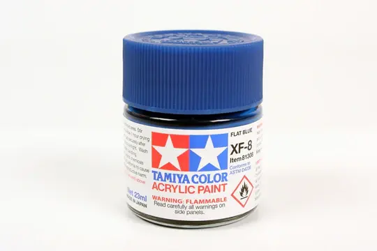 Tamiya, XF-8 Flat Blue Acrylic (23ml)