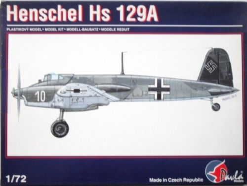 Pavla Models, Henschel Hs 129A 1/72 Scale
