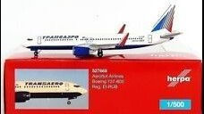Thumbnail: Herpa Wings Models, Transaero - Aeroflot Airlines, Boeing 737-800, Reg. EI-RUB,