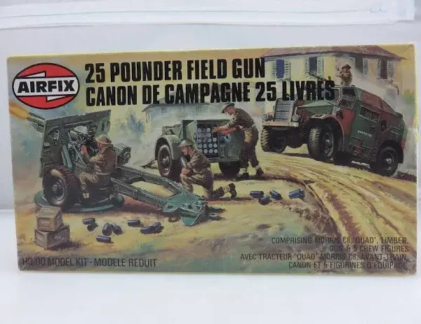 Airfix, 25 Pounder Field Gun HO/OO Scale