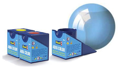 Revell Paint, 752 Blue Clear Acrylic (18ml)