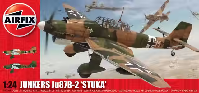 Airfix, Junkers Ju-87B Stuka A18002A 1/24 Scale