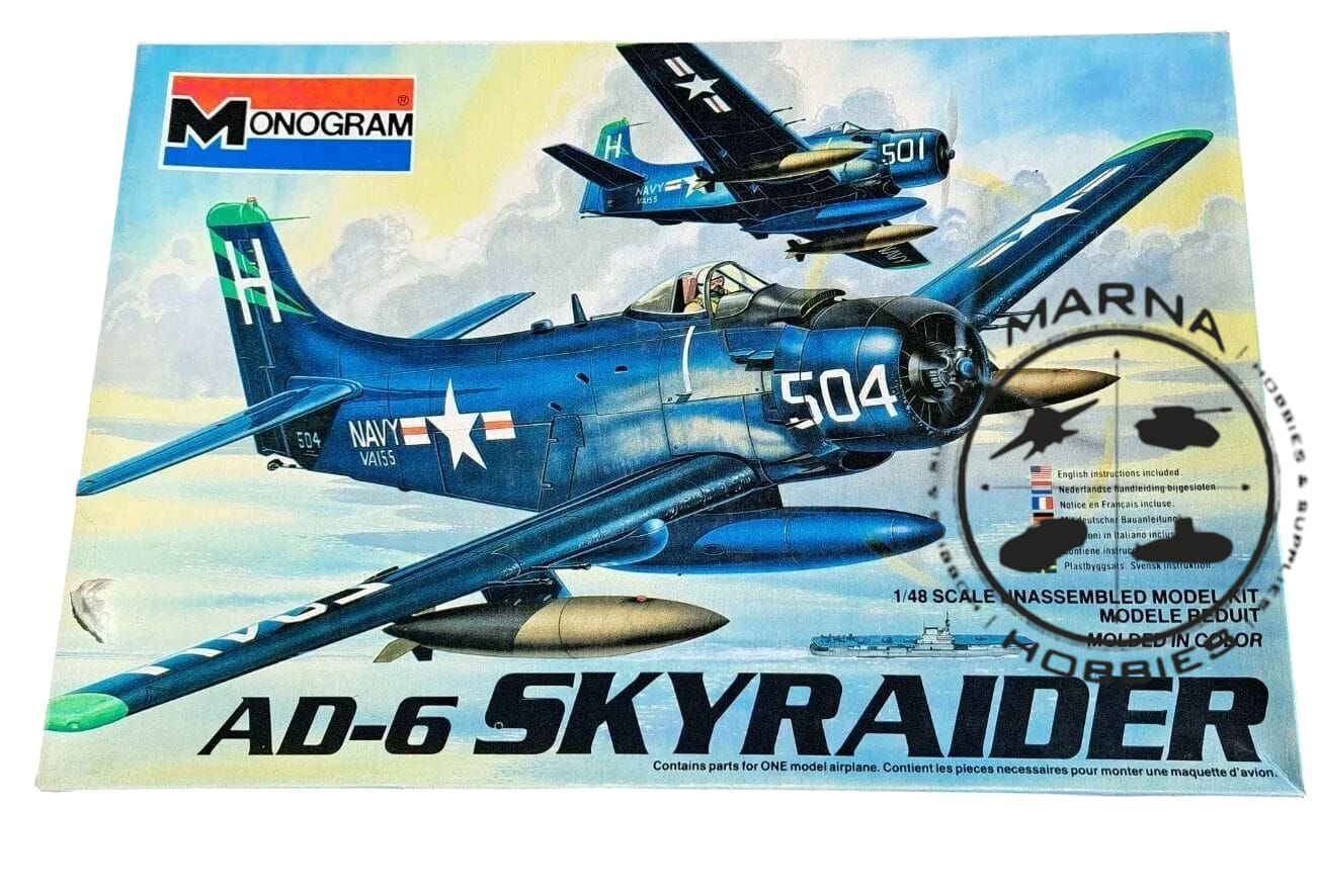 Monogram Model, AD-6 Skyraider No. 5429 | 1:48 Scale