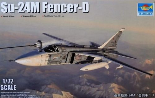 Trumpeter, Su-24m Fencer-D Model Aircraft Kit 1/72 Scale | Marna