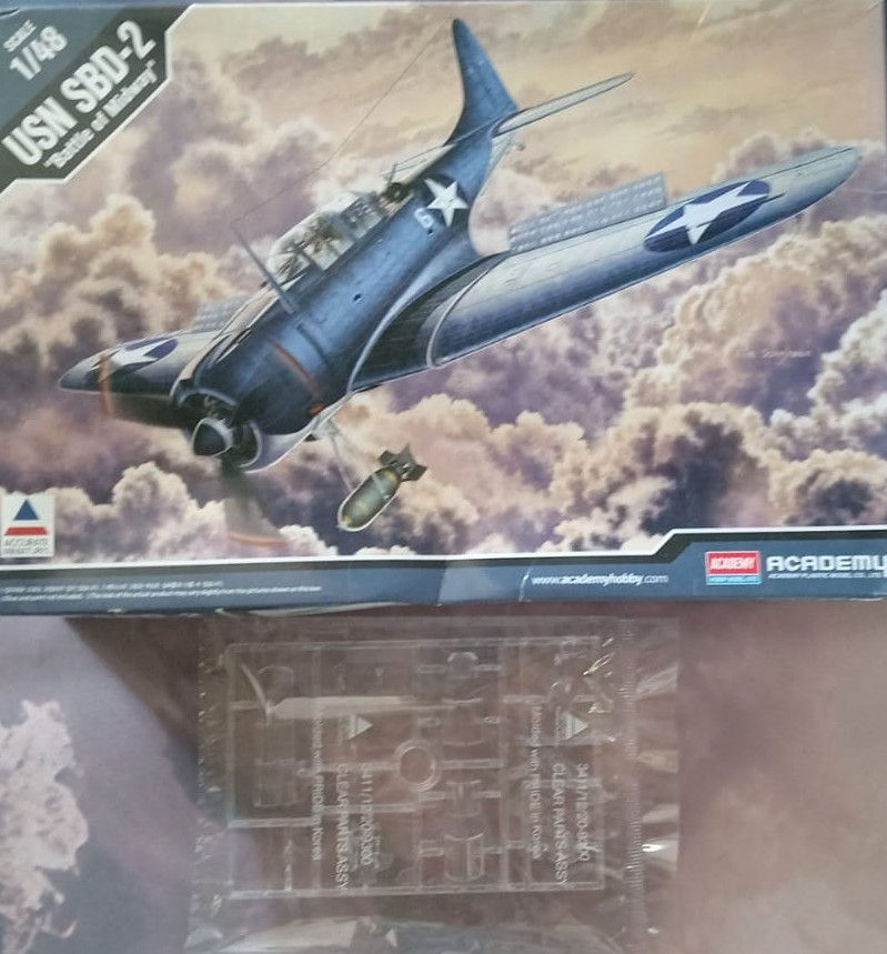 Thumbnail: Academy Models, USN SBD-2 "Battle of Midway", ACAD12296, 1/48 Scale,