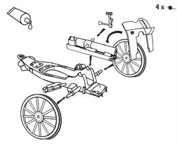Thumbnail: HAT Models, British QF 4.5 Inch Howitzer, HAT 8243, 1/72 Scale, (3 x Howitzer),