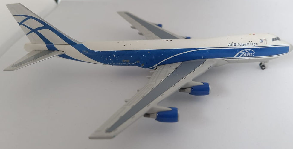 Thumbnail: AirBridge Cargo Models, Boeing 747-243F/SCD 1/500 Scale VP-BIA