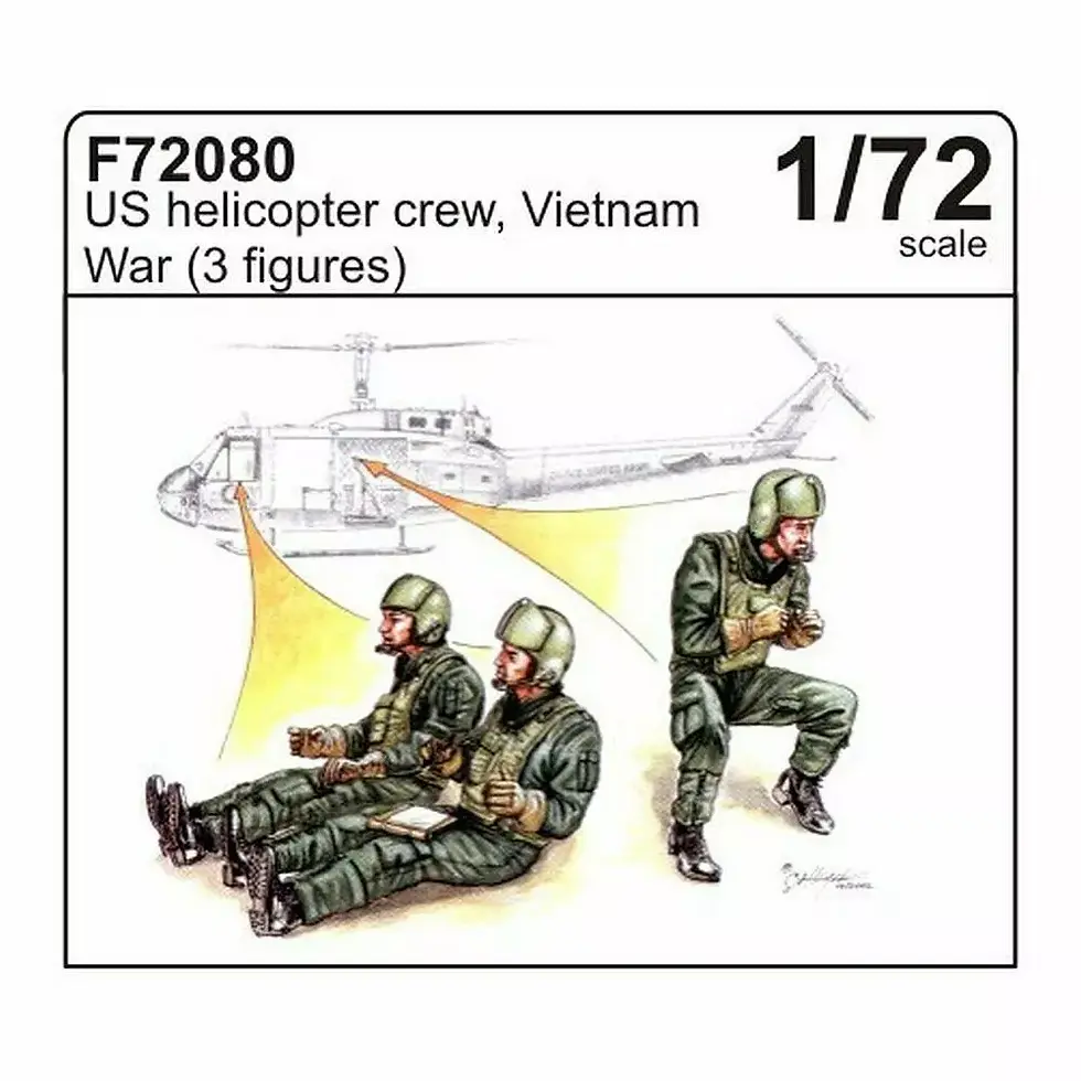 Thumbnail: Czech Master's Kit, U.S. Helicopter Crew, Vietnam War (3 fig.)