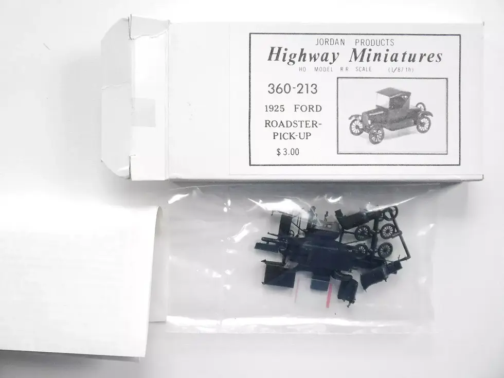 Jordan Products Highway Miniatures, 1925 Ford Roadster Pickup JP360-213 HO Scale
