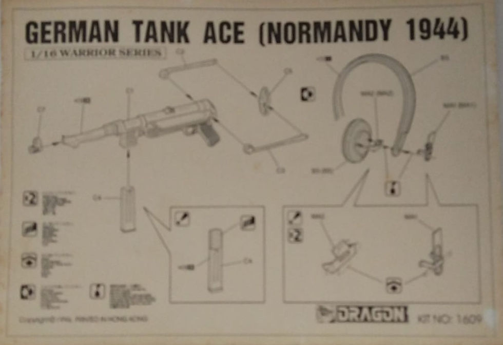 Thumbnail: Dragon Model, German Tank Ace Normandy 1944, DN1609, 1/16 Scale,