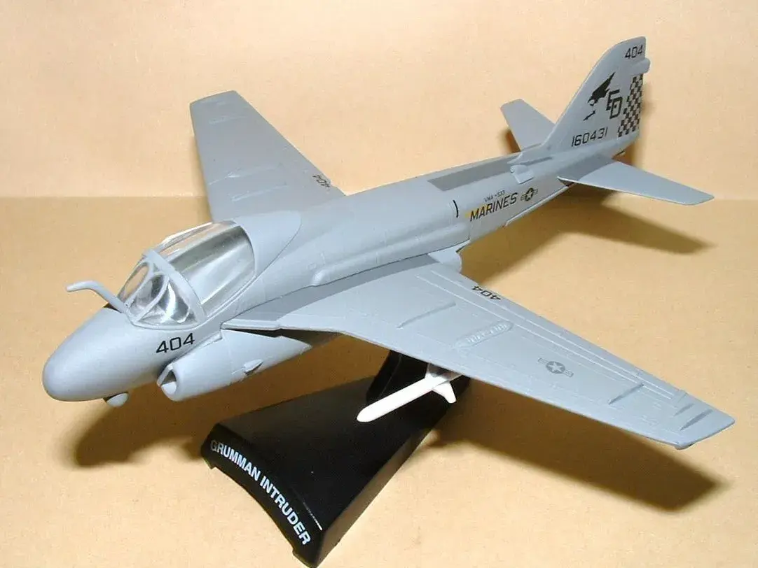Del Prado, Grumman A-6E Intruder Dan A-6E Intruder Diecast Model 1/140 Scale