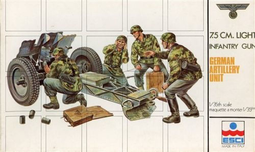 ESCI, 7.5 cm Light Infantry Gun German Artillery Unit