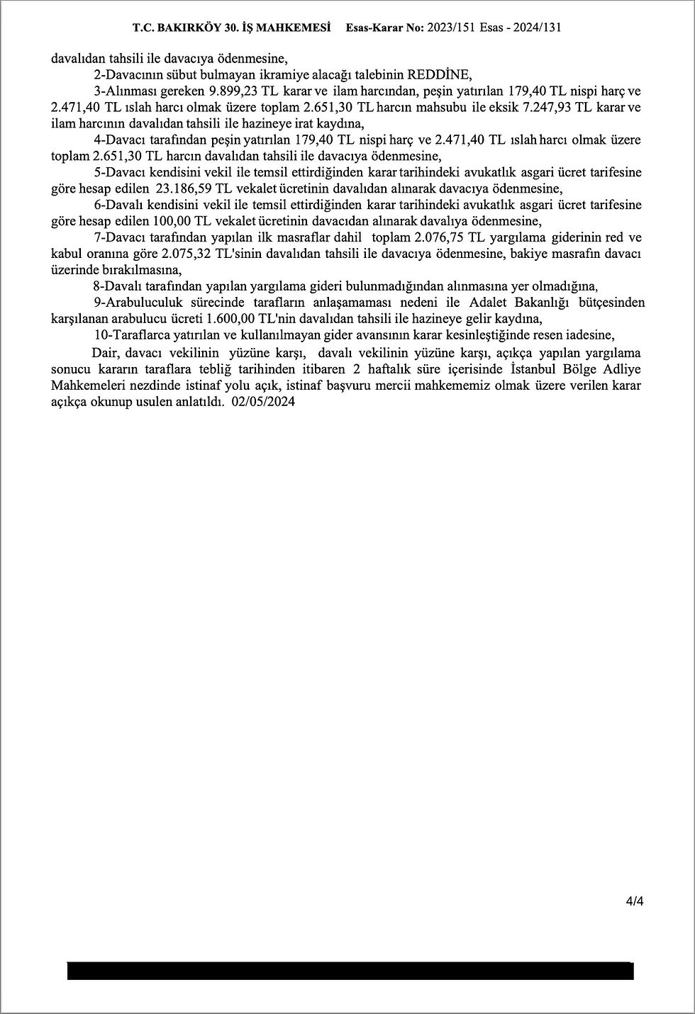 iş yeri kreş zorunluluğu, tazminat, kıdem tazminatı