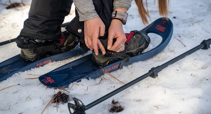 Getting Ready For Snowshoeing