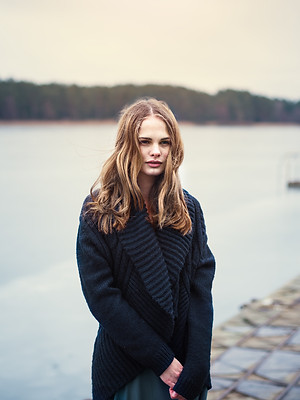 Woman on the Pier