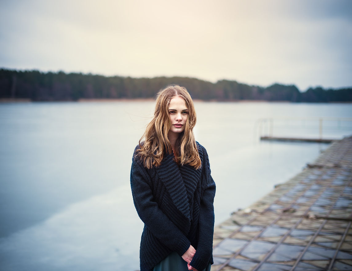 Woman on the Pier