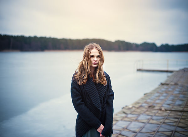 Woman on the Pier