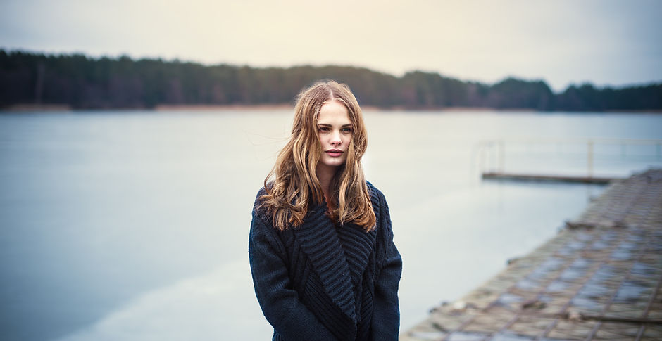 Woman on the Pier