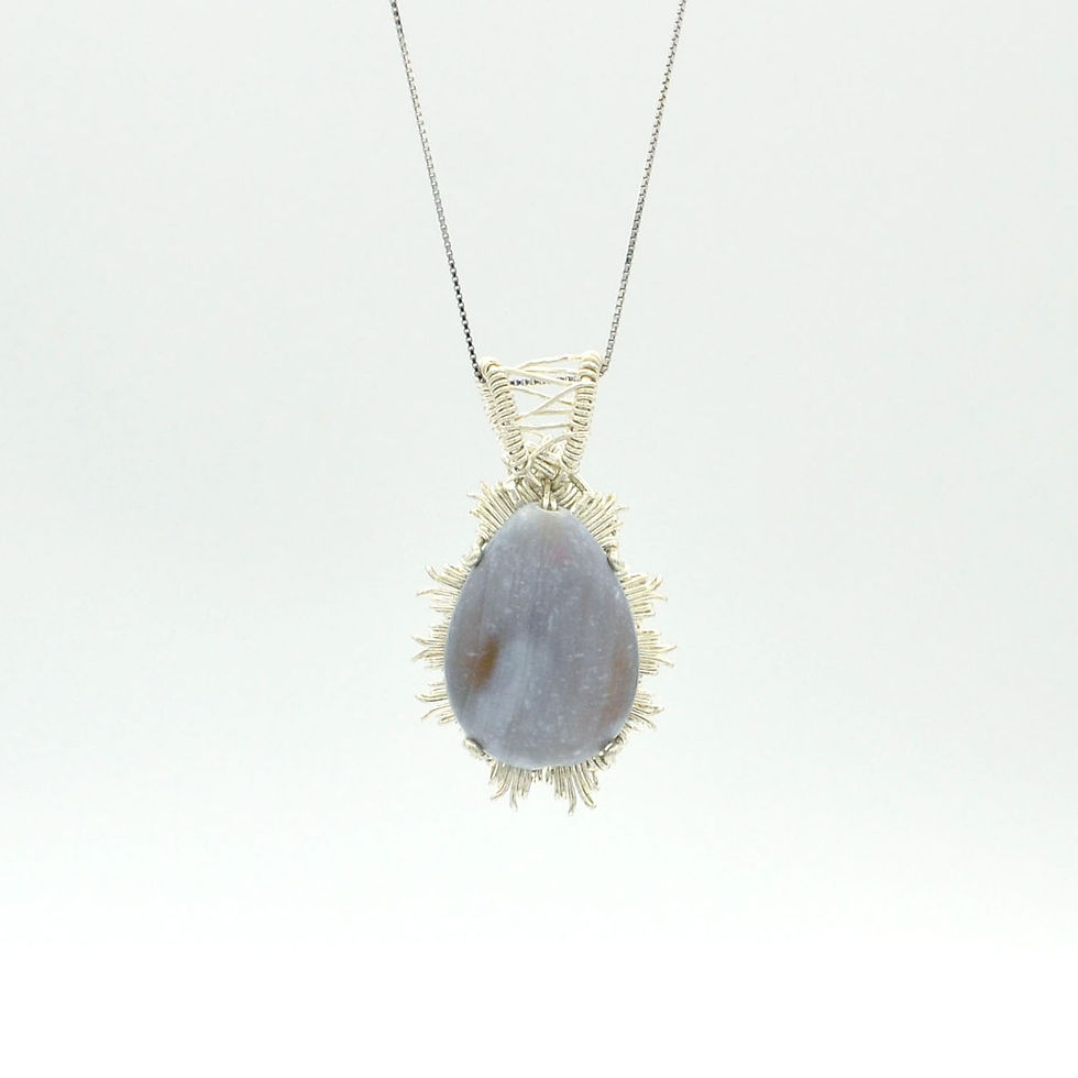 Thumbnail: Dawnlight Agate Pendant (Y-PD019)
