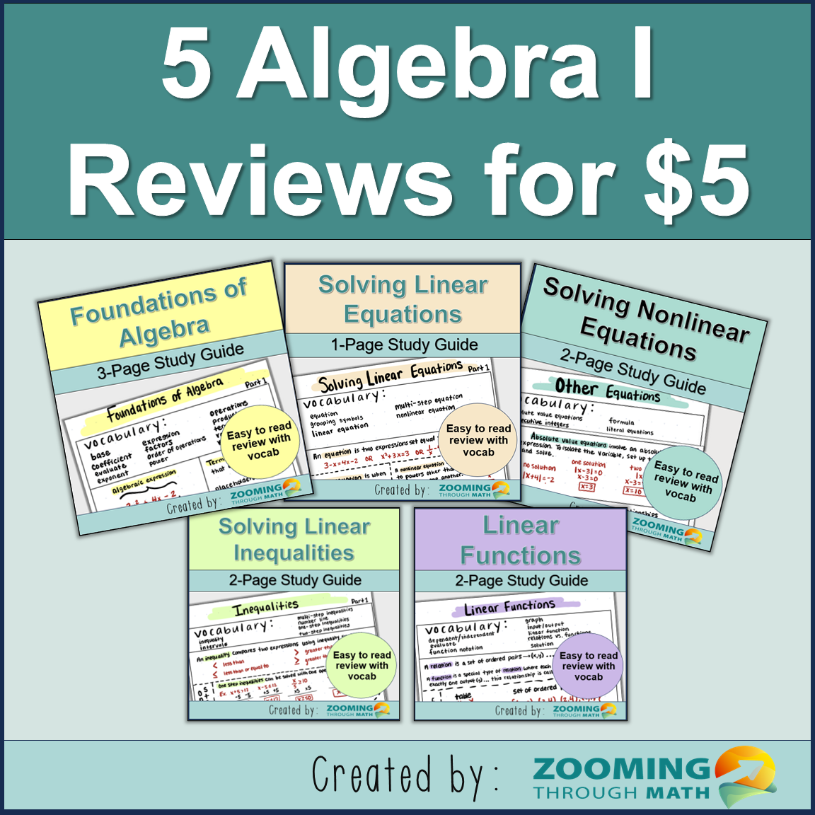 Algebra 1 Reviews
