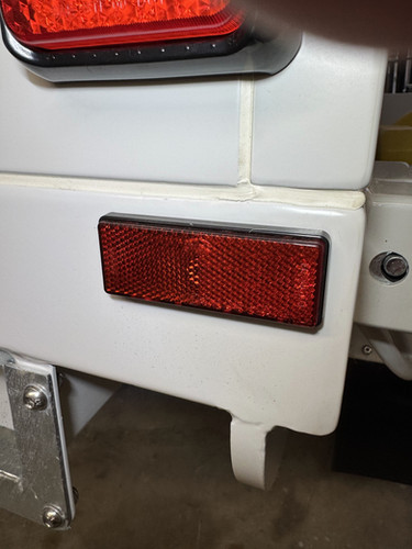 Rear Red Rectangle Reflector (pair) | Solacraft Australia