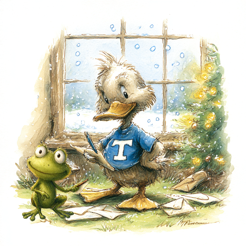 DAY 16 — Turbo Sends Christmas Cards