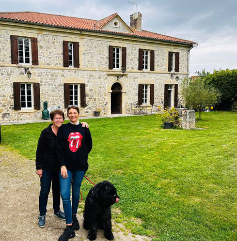 Annie and Cecile of Clos Cecile'ann