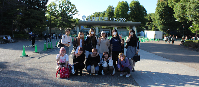 素描の授業で動物園に行ってきました