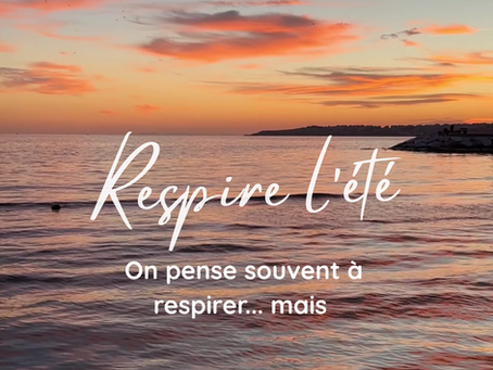On pense souvent à respirer mais...