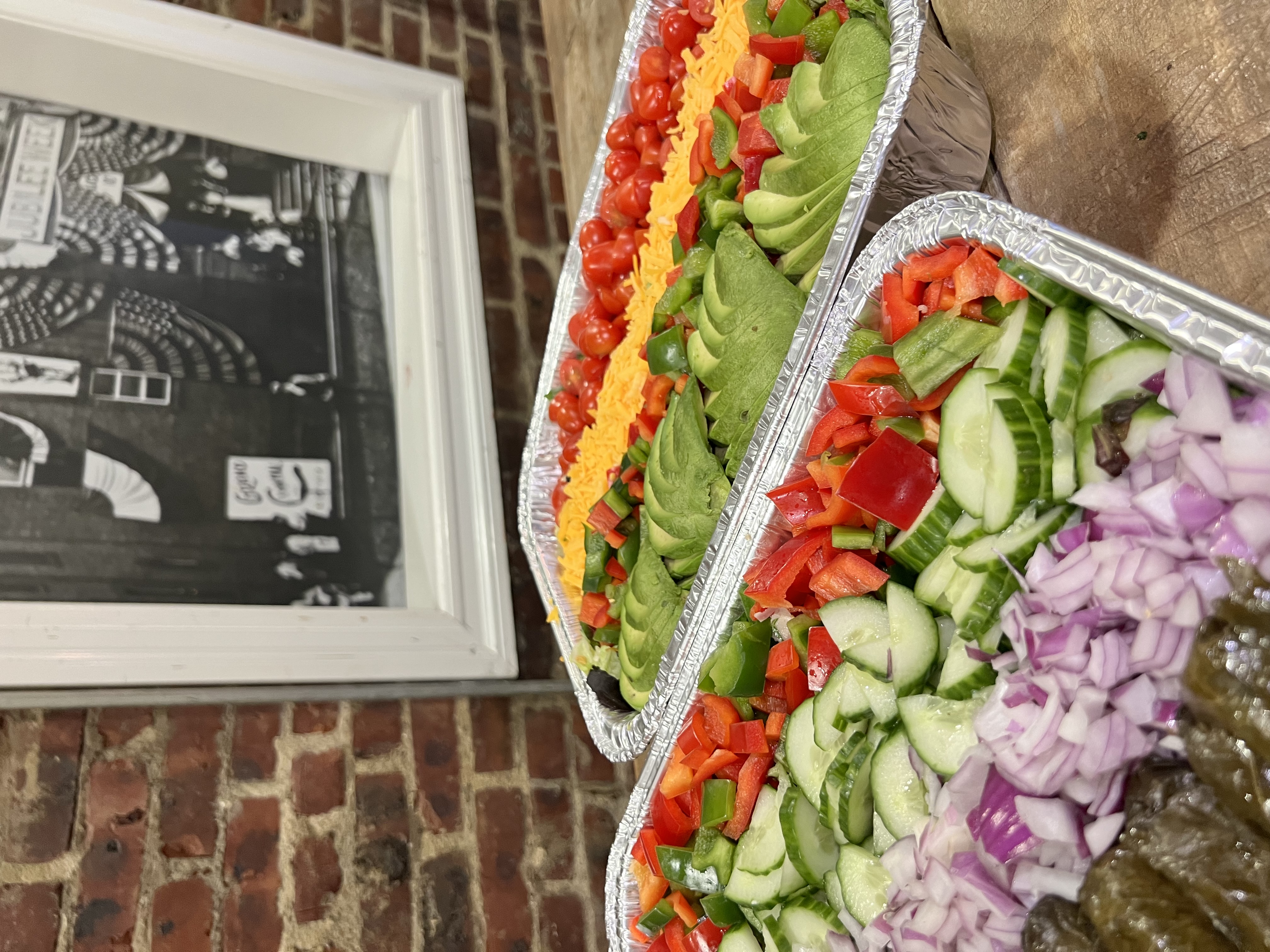 Arranged Food and Objects