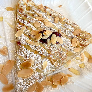 Guava Toasted Almond Crepe