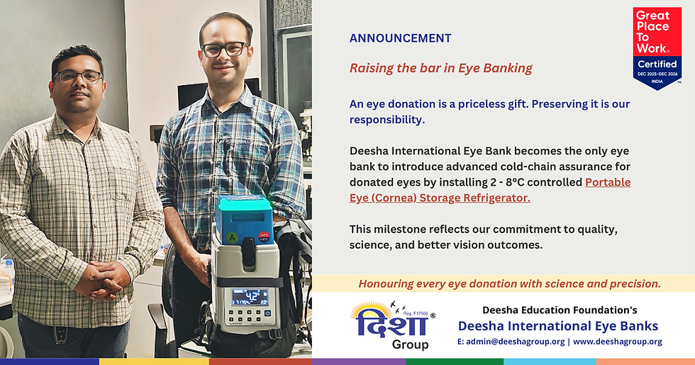 Revolutionizing Eye Donation Success with Advanced Cornea Cold-Chain Storage