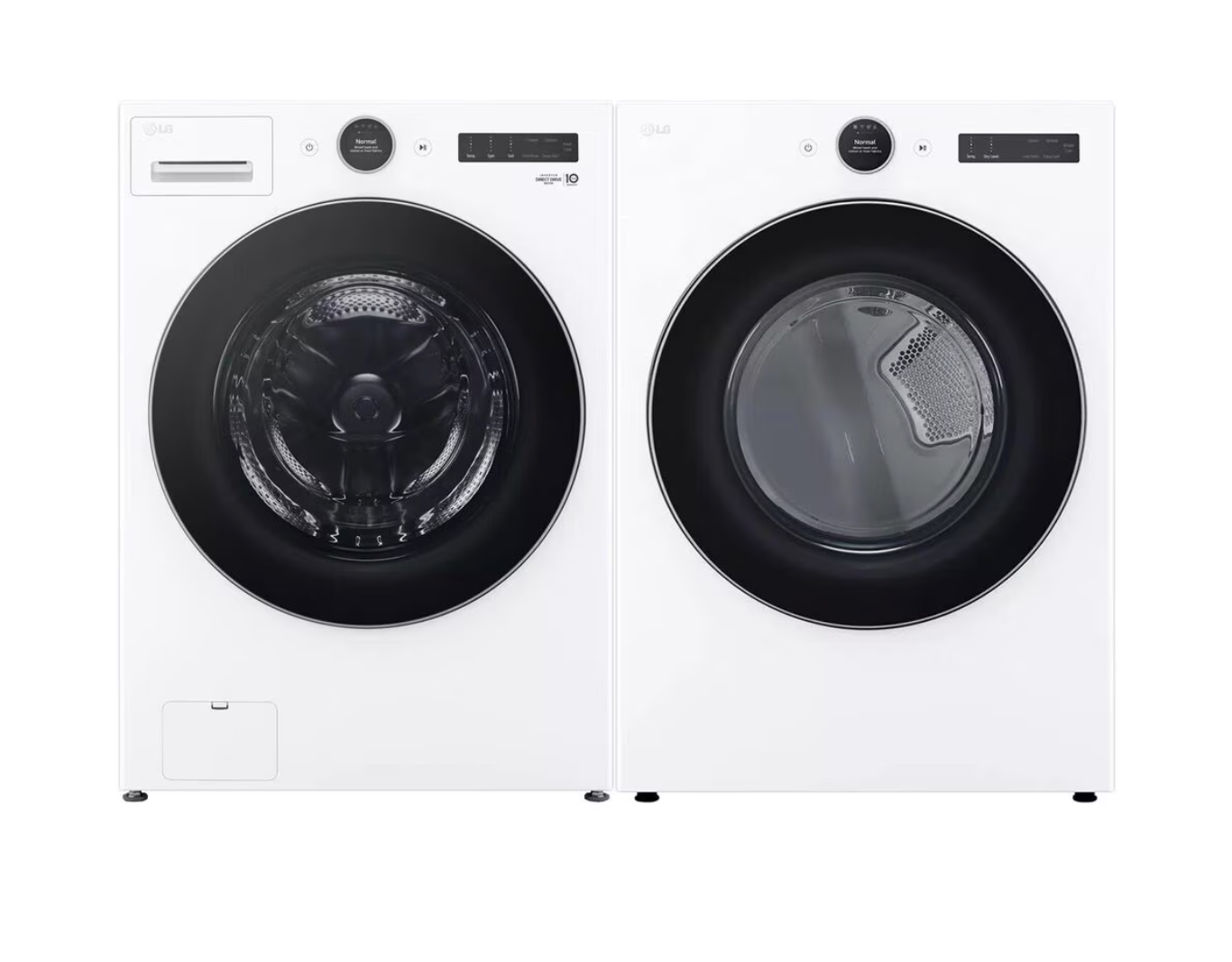 LG WM4080HWA/DLEX4080W WASHER DRYER SET
