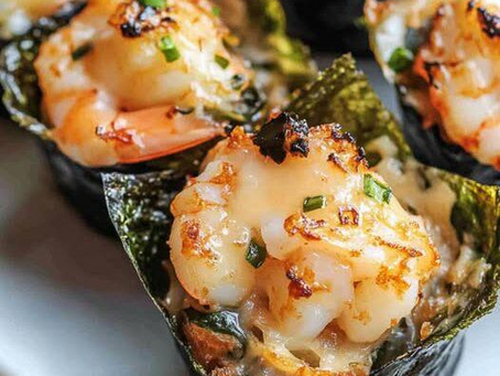 Sushi Bake Cups with Shrimp and Crab – Bite-Sized Flavor Bombs