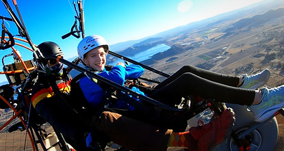 Paramotor Tandem over Diamond Valley Lake