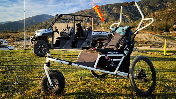 wheelchair for tandem flight