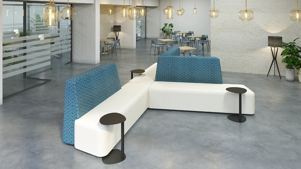 Flexxform Tas Laptop Tables with Bea Modular Pieces