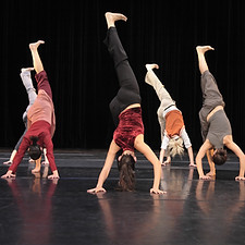 Hand Stand During Dance Performance